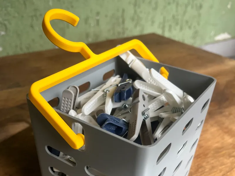 Clothes Peg Basket