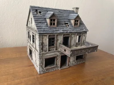 Modular Tabletop Building - Ruined Balcony House