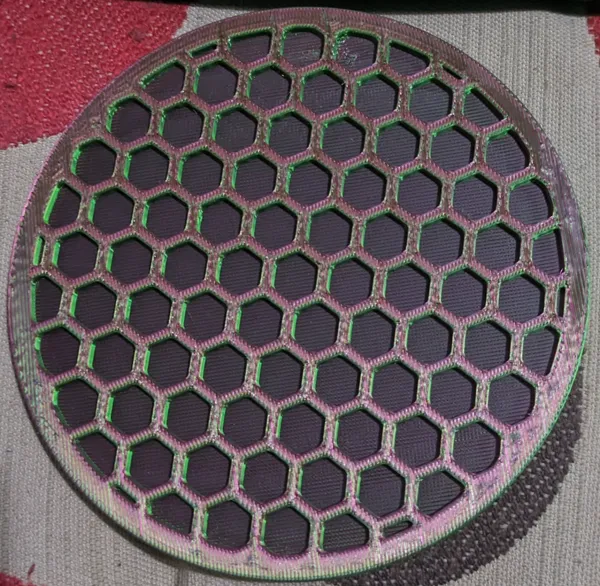 Dessous de verre hexagonal