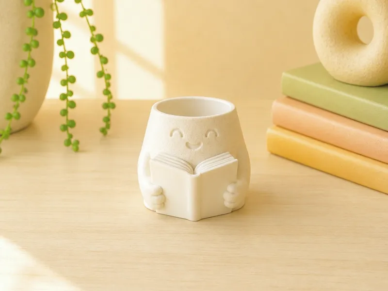 Mood Buddies Pot – Planter | Book reader