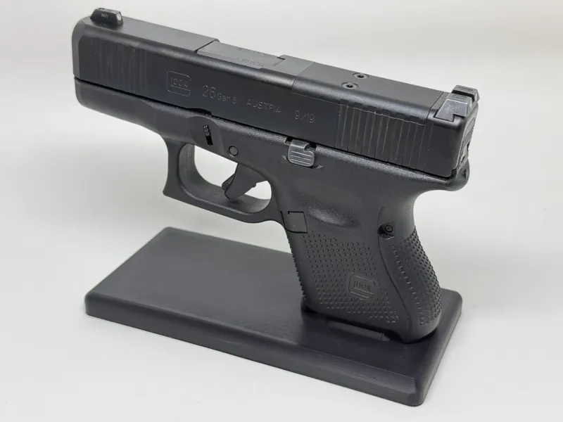 Table Stand for Glock 26 & 43 Subcompact Pistols