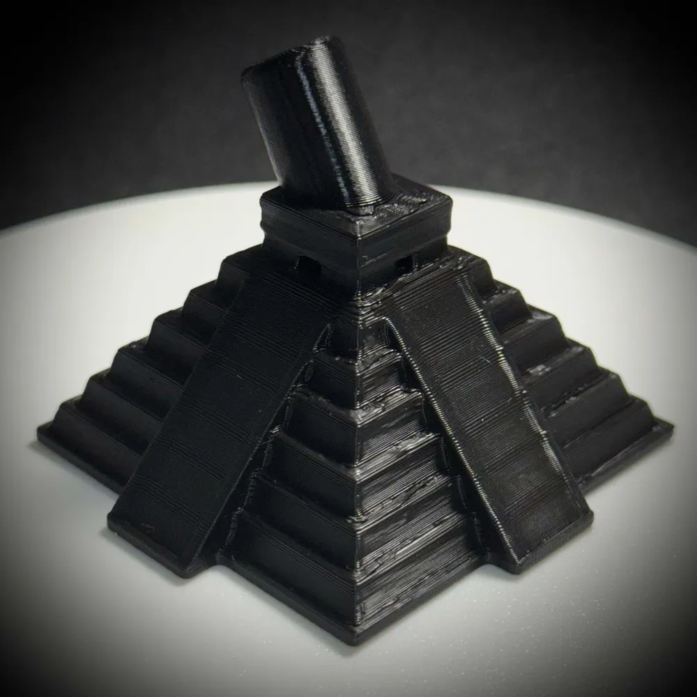 Aztec Temple Holder for Aztec Death Whistle - Free 3D Print Model ...