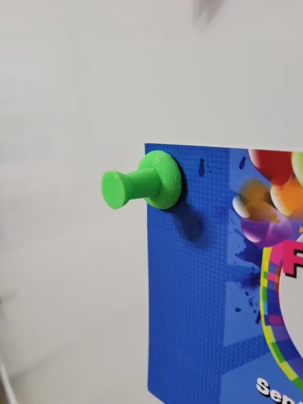 Magnet push pin