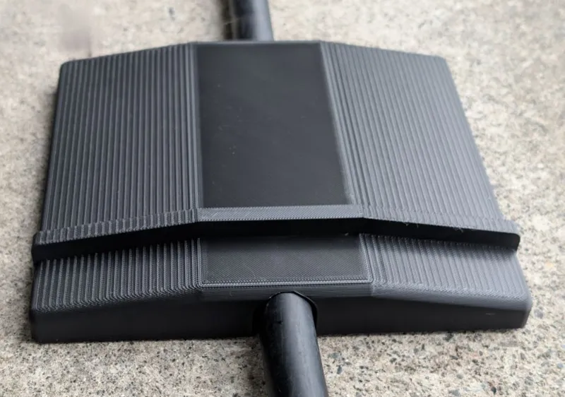 EV Charger Cable Protector-garage door passthrough