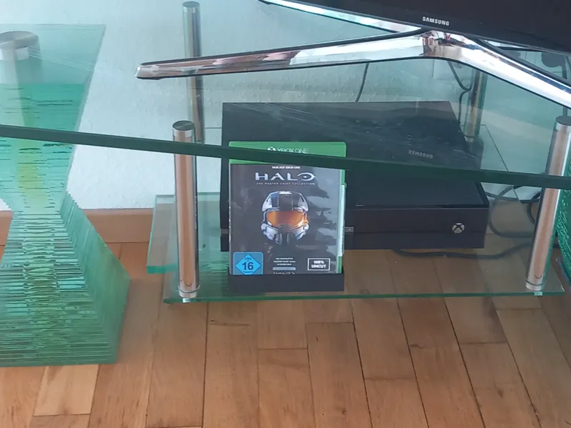 a game stand for Xbox One Games
