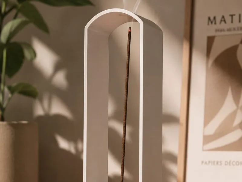 Minimalist Incense Holder with Ash Drawer