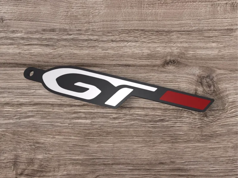 Peugeot 508 GT logo keychain