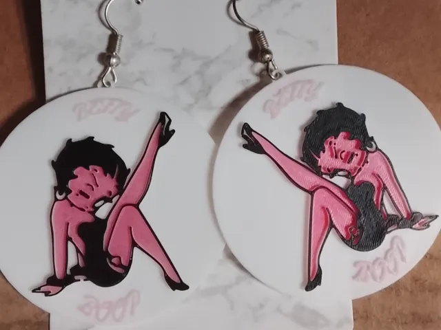 Pendientes Betty Boop