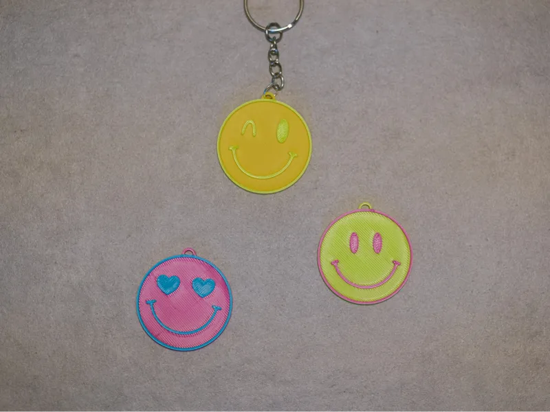 Smiley Keychain