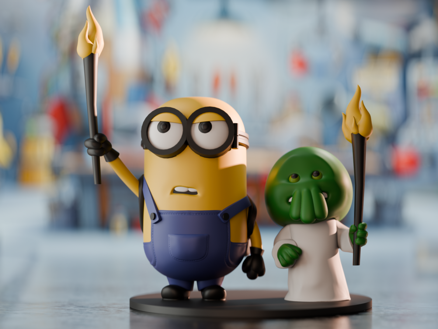 Minions and Monsters Goomi Cartoon Figurine