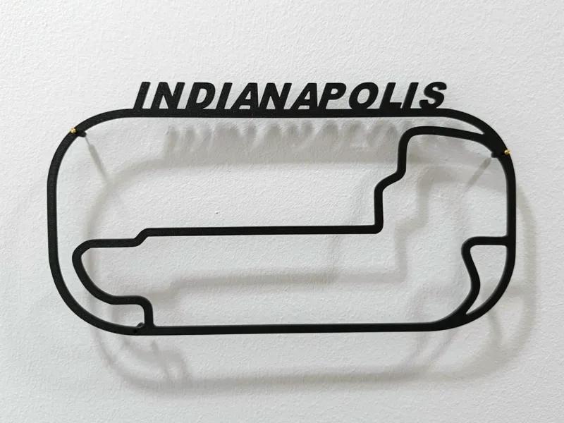 Silhouette del circuito di Indianapolis