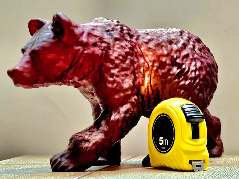 Martin - the grizzly bear - lamp (very detailed)