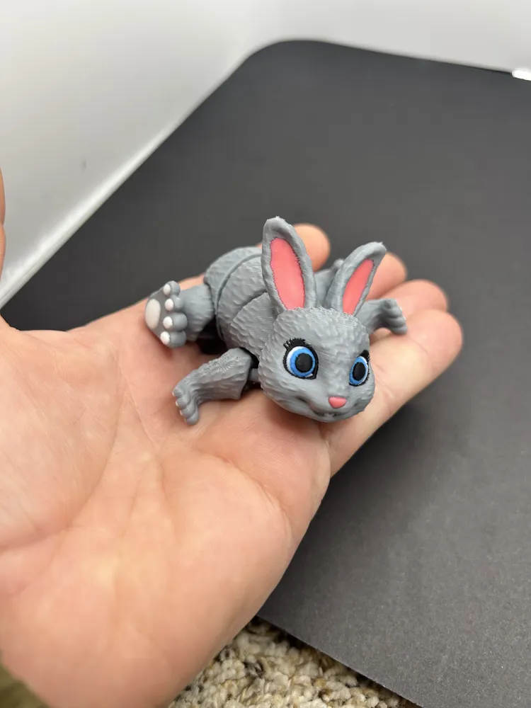 Cute Bunny - Free 3D Print Model - MakerWorld
