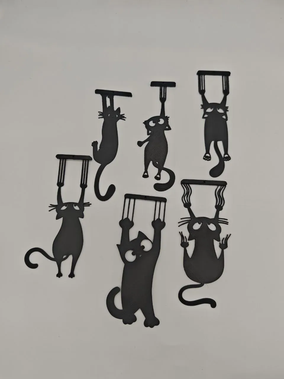 Hanging Cat Bookmark #7 Simon's Cat view 4