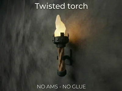 Twisted Root Torch (LED Compatible)