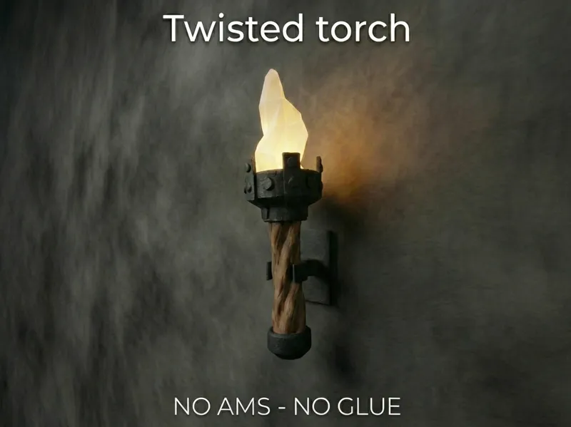 Twisted Root Torch (LED Compatible)