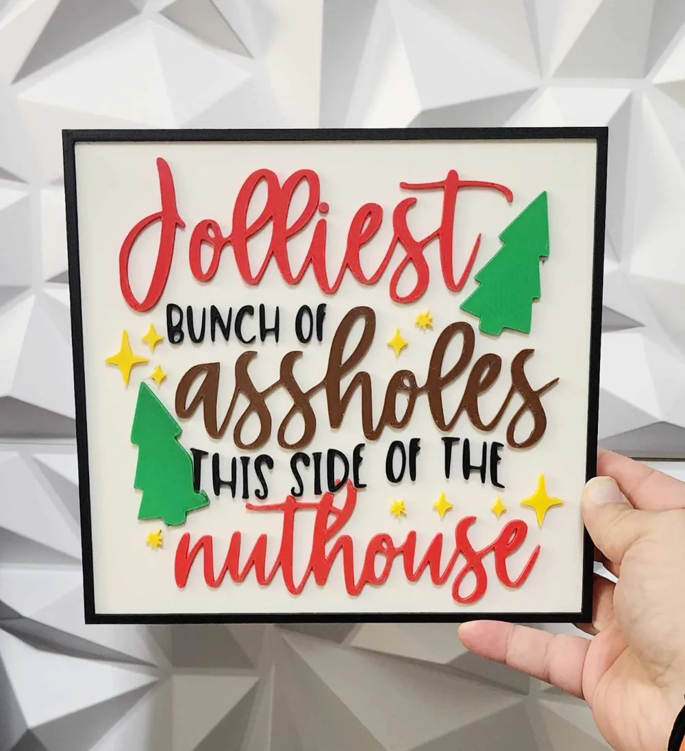 Christmas Vacation Wall Art 3 Versions by Williams Industries MakerWorld