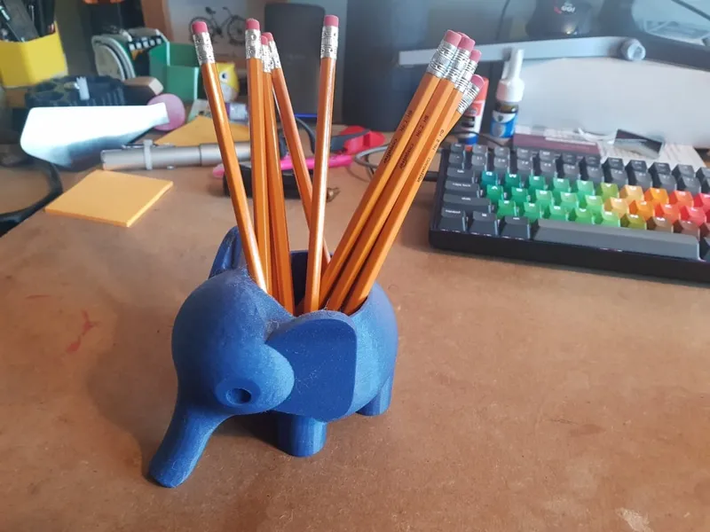 Elephant Pen Pot
