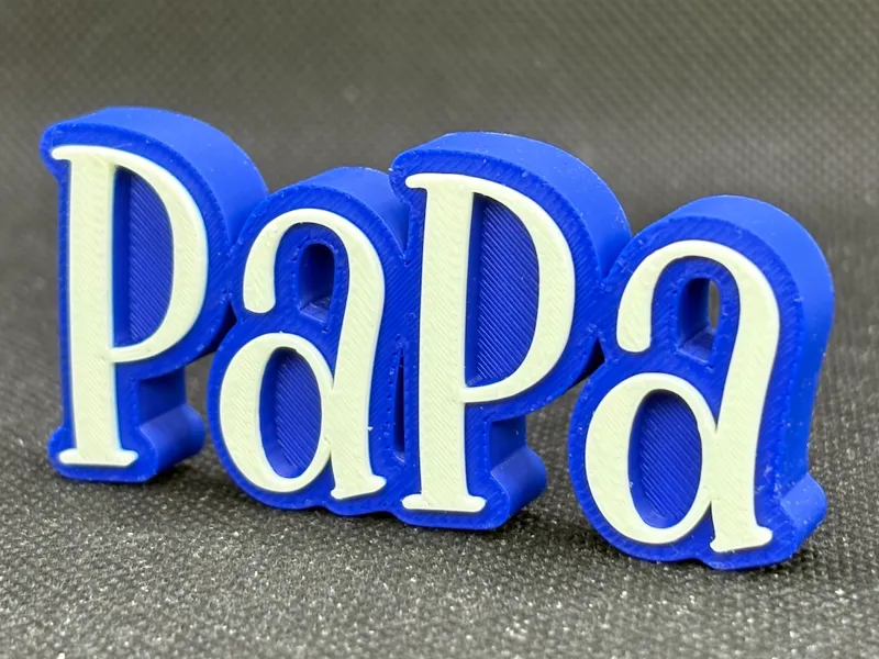 PAPA Father's Day Vatertag dad sign gift 