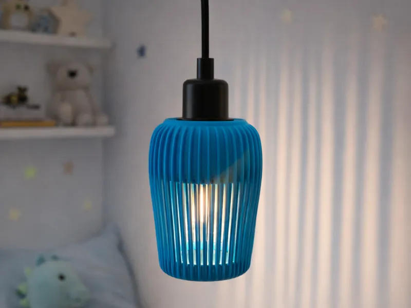 Ribbed Pendant Lamp Shade