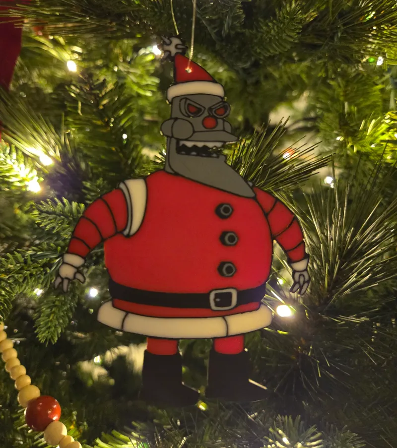 Futurama Robot Santa Claus Ornament