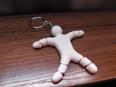 Flexi Meccha Chameleon Keychain