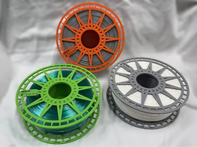 Reusable Bambu Spool with Internal Filament Clips