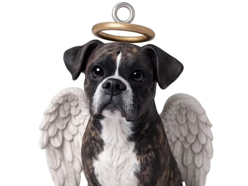 Angel Boxer Ornament