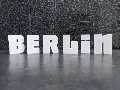 Hertha BSC BERLIN Home Game Stadium Pitch Letters
