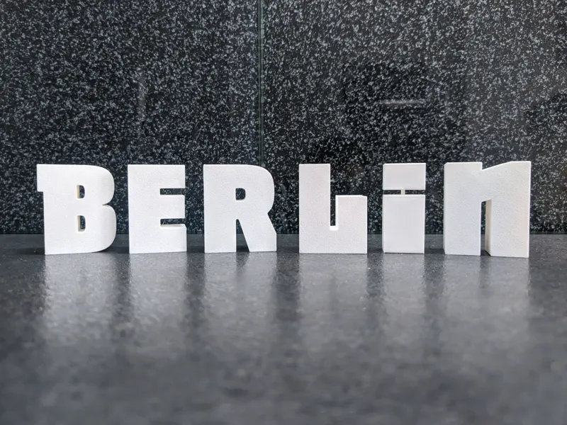 Hertha BSC BERLIN Home Game Stadium Pitch Letters