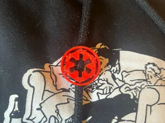 Star Wars Empire Logo Hoodie Drawstring
