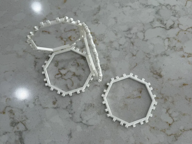 Geometric Building Set - Snap-Together Octagons