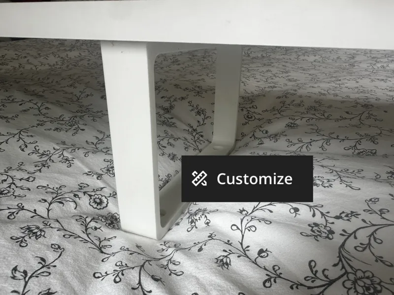 Parametric shelf riser (customize)