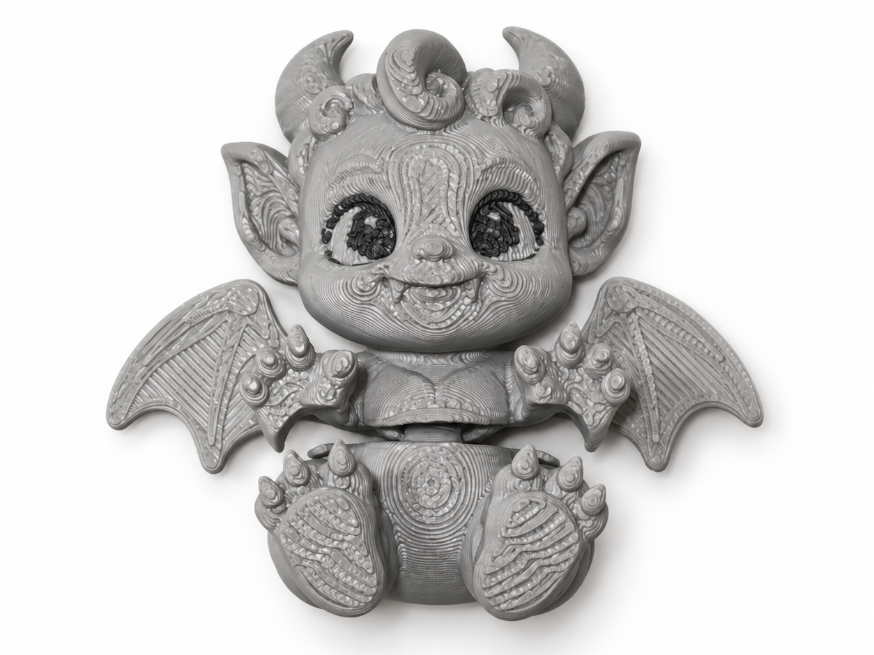 Cute Gargoyle  Articulated Flexi 3D model