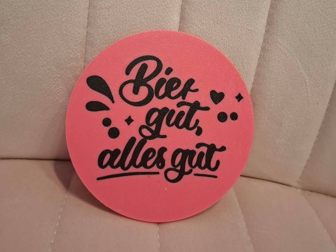 Untersetzer Bier gut alles gut