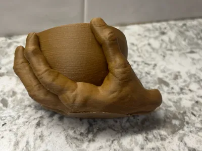 Hand Holding a Bowl