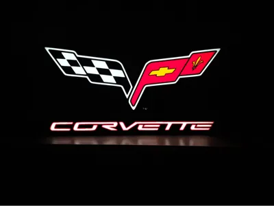 Corvette Logo Light Box