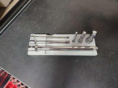 Tekton 1/2" 3/8" 1/4" 6" &3" Extensions Gridfinity