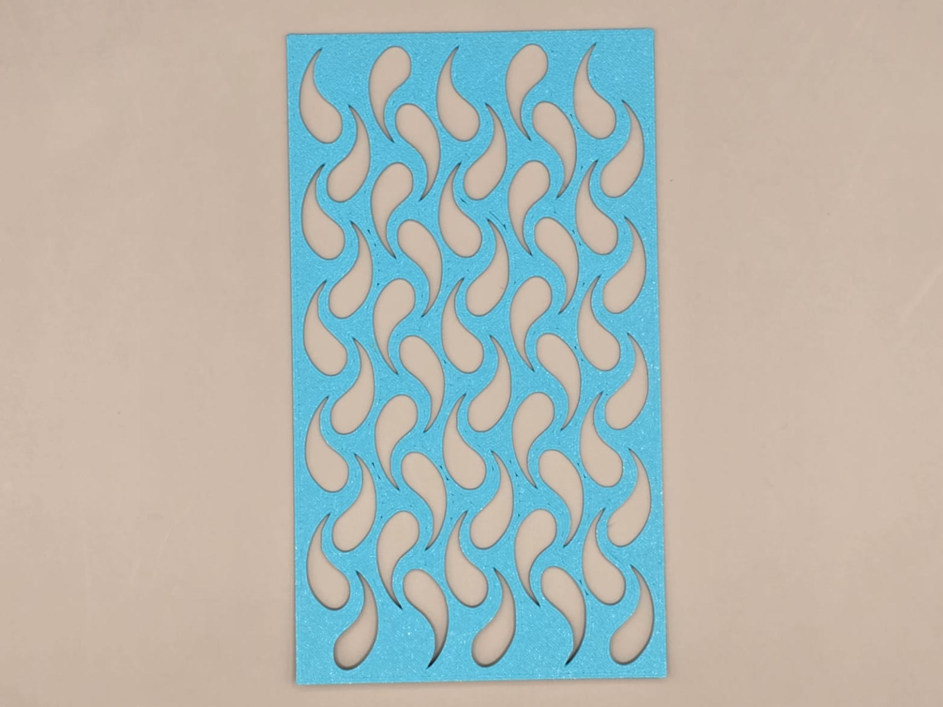 Smoke Water Drop Stencil Pattern