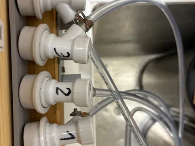 CO2 and Beer Keg Connection Holder