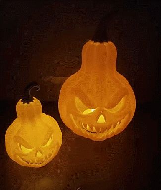 Gruseliger Halloween-Kürbis LED-geeignet 