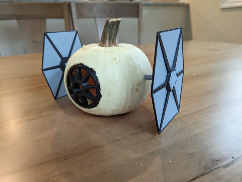Tie Fighter Pumpkin Carving Kit