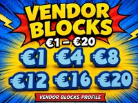 Euro Vendor Blocks (€1 - €20)