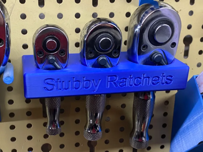 Stubby Ratchet EU-Pegboard / Lochwand mount