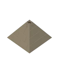 Pyramide creuse avec couvercle — photo 2