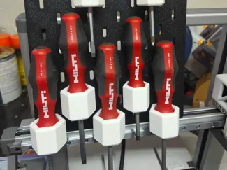 Hilti Schraubendreher Halter für Ikea Skadis
