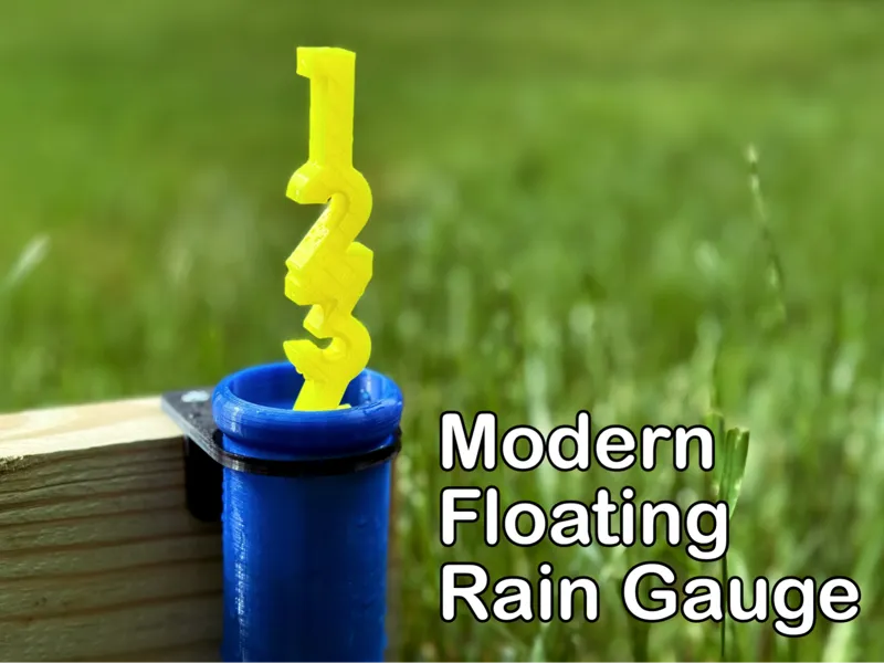 Modern Floating Rain Gauge