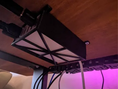 Under desk mount for power bricks