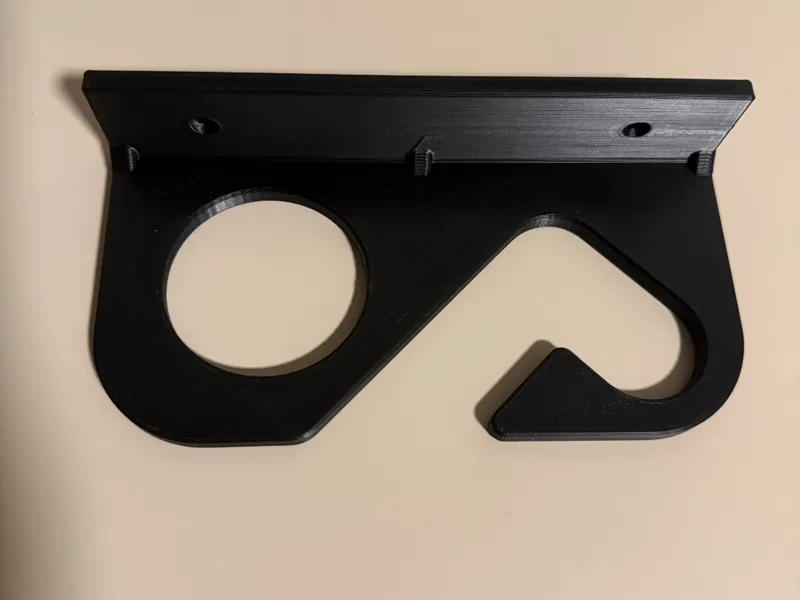 Fishing rod mount on wall (2 rods)