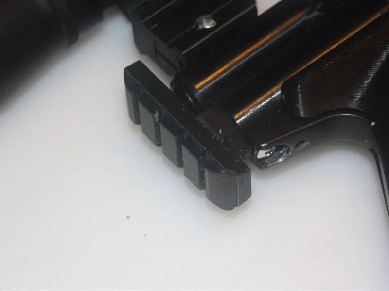 Crosman 1322 Rear Cap with Rail